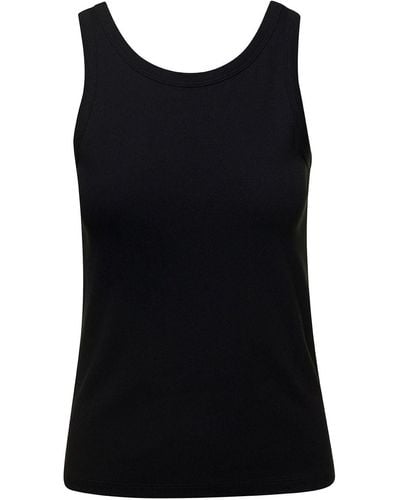 The Row 'frankie' Tank Top In Cotton Woman - Black