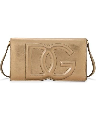 Dolce & Gabbana Borsa mini con logo DG - Neutro