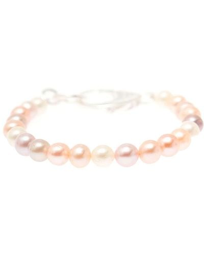 Hatton Labs Bracelet With Mixed Freshwater Pearls - White