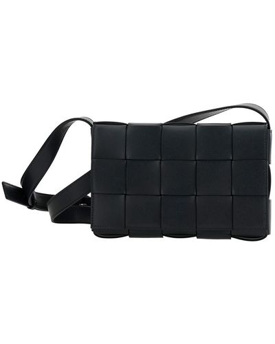 Bottega Veneta 'Casette' Medium Cross Body Bag - Black