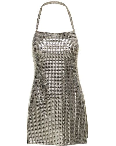 GIUSEPPE DI MORABITO Crystal-Embellished Dress - Metallizzato