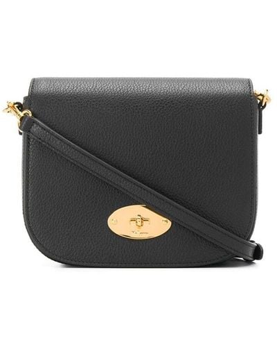 Mulberry Small Darley Satchel Small Classic Grain - Grey