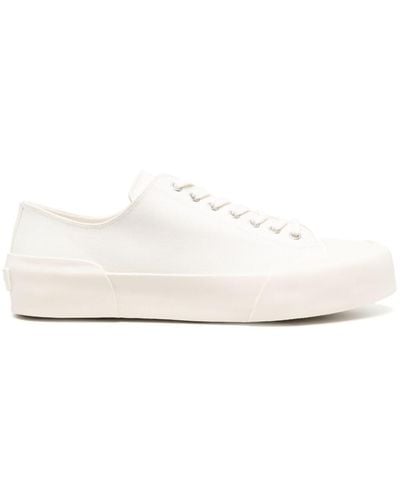 Jil Sander Sneakers Basse Bianche - Bianco
