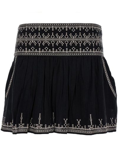 Isabel Marant And Mini Skirt - Black