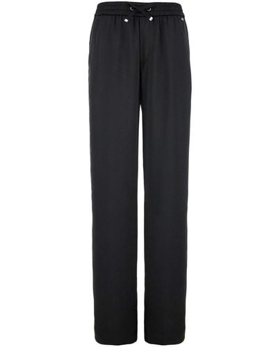 Herno Relaxed Trousers With Drawstring - Blue