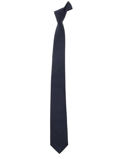 Tagliatore Tie With Polka Dots Motif - Blue