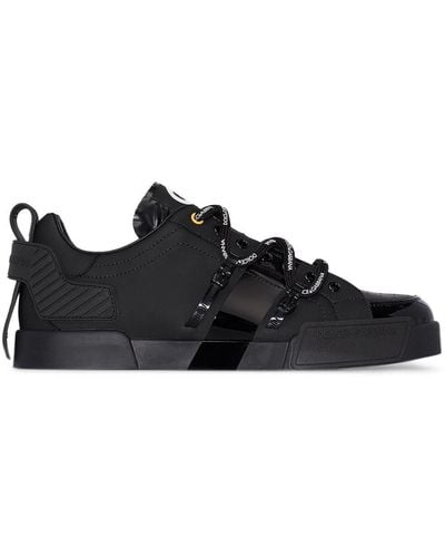 Dolce & Gabbana Sneakers in pelle nera - Nero