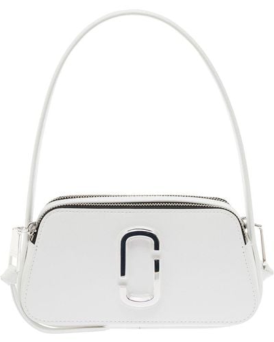 Marc Jacobs 'The Slingshot' Shoulder Bag With Double J Detail I - White
