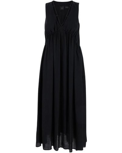 Pinko Sleeveless Maxi Dress - Black
