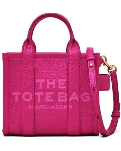 Marc Jacobs Borsa 'The Micro Tote Bag' Con Logo - Rosa