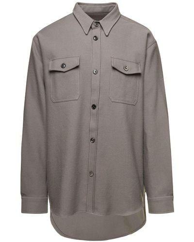 Ami Paris Overshirt - Grey