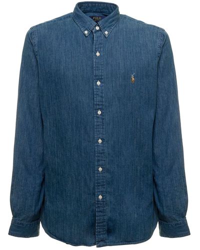 Polo Ralph Lauren Denim Shirt Camicie Blu