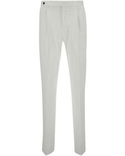 PT Torino Slim Fit Tailoring Trousers - Grey