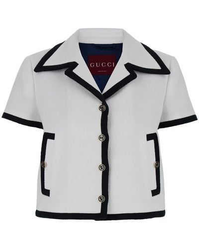 Gucci Jacket With Short Sleeves - White