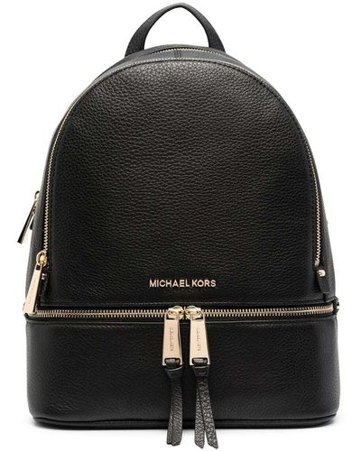 MICHAEL Michael Kors Rhea Zip Medium Backpack - Black