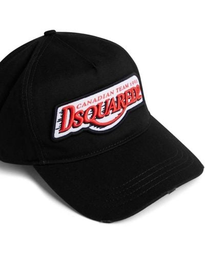 DSquared² Baseball Cap With Logo - Black