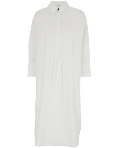 Ganni Chemisier Dress - White