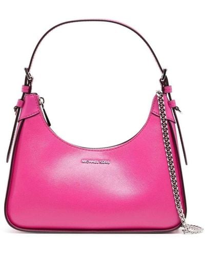 Michael Kors Fuchsia Wilma Shoulder Bag - Pink