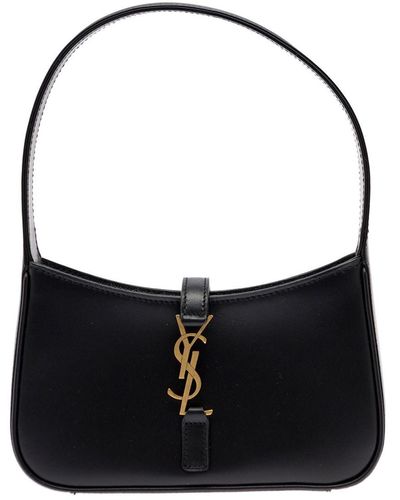 Yves Saint Laurent YSL Black Drawstring Leather Hobo Bag - The Palm Beach  Trunk Designer Resale and Luxury Consignment