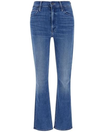 Mother 'Dazzler' Light Mid-Waist Five-Pocket Jeans - Blue