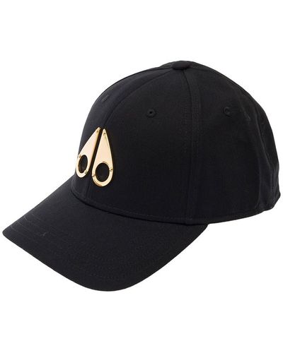Moose Knuckles Baseball Cap With Logo Detail - Black