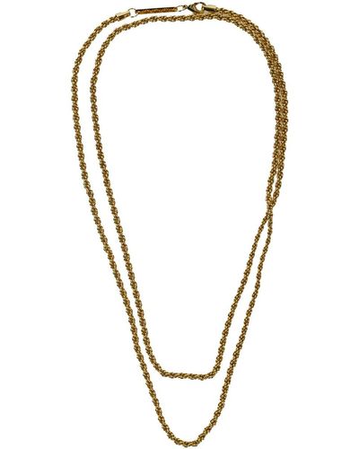 FEDERICA TOSI 'Mini Grace' Tone Long Necklace - Metallic