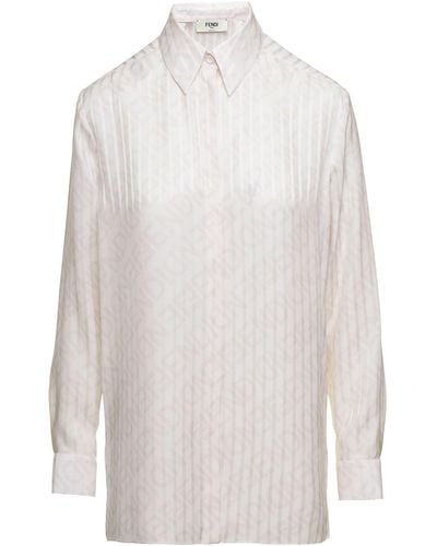 Fendi Mirror Shirt - Bianco