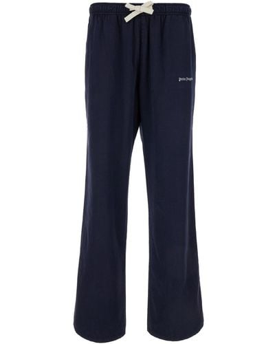 Palm Angels Flared Trousers - Blue