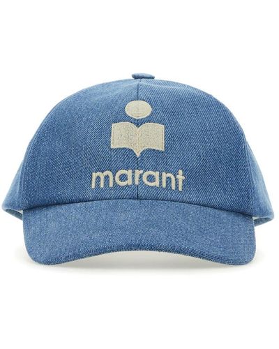 Isabel Marant Denim Tyron Baseball Cap - Blue
