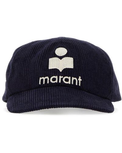 Isabel Marant Cappello da baseball cotone - Blu