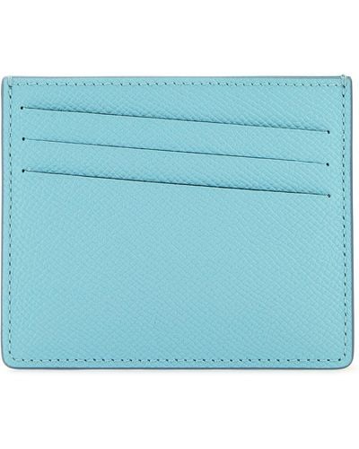 Maison Margiela CARD HOLDER SLIM 6 CC - Blu