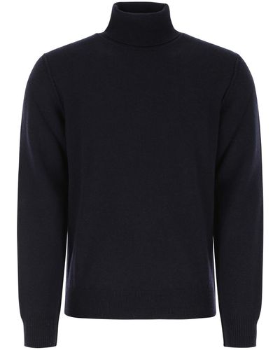 Maison Margiela Dark Blue Cashmere Sweater