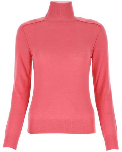 Bottega Veneta Dark Pink Cashmere Sweater