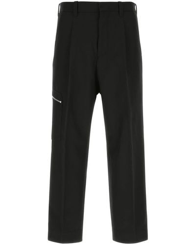 OAMC Polyester Wide-leg Pant - Black