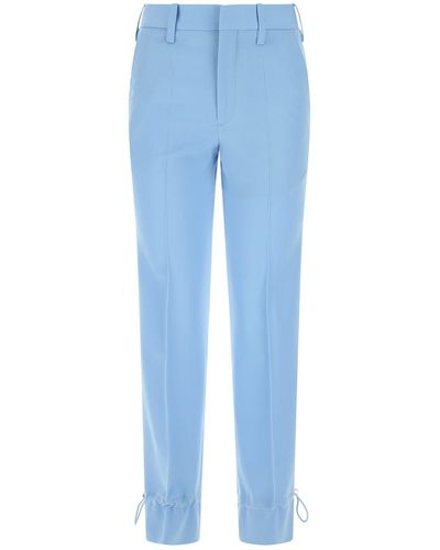 JW Anderson Light-blue Wool Pant