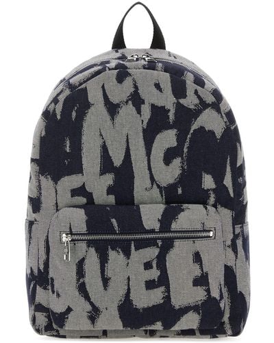 Alexander McQueen Metropolitan Backpac - Gray
