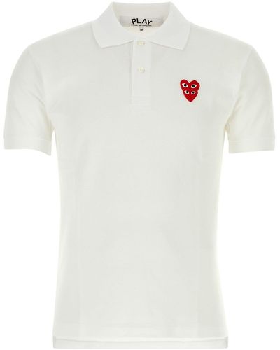 COMME DES GARÇONS PLAY Polo - White