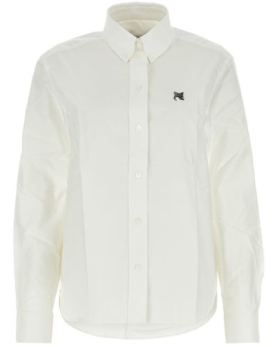 Maison Kitsuné Camicia - White
