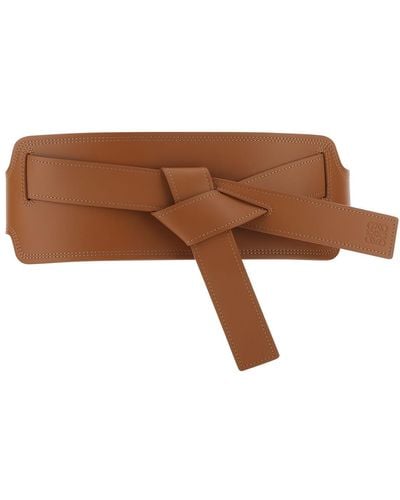 Loewe Belts Leather Brown