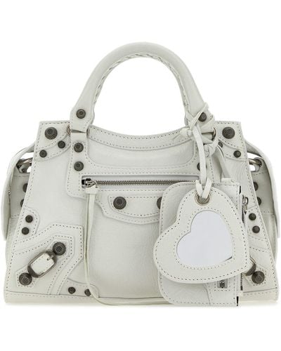 Balenciaga Top Handle Bags - White