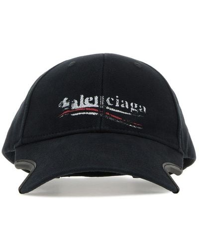 Balenciaga Hat Political - Black