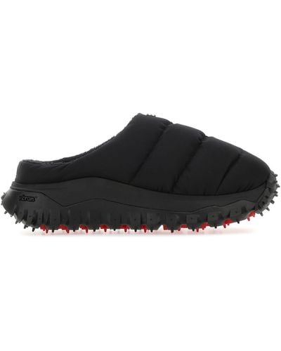 Moncler Genius Genius X 1017 Alyx 9Sm Puffer Trail Slides Shoe - Black