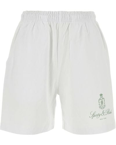 Sporty & Rich Shorts - White