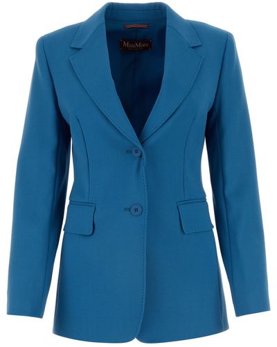 Max Mara Giacca Monopetto Dingey - Blue