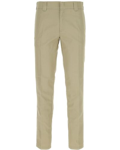 Dickies Beige Polyester Blend Pant - Natural