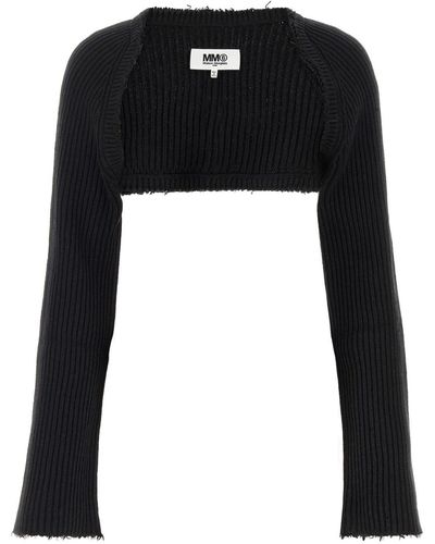 MM6 by Maison Martin Margiela Knitwear - Black