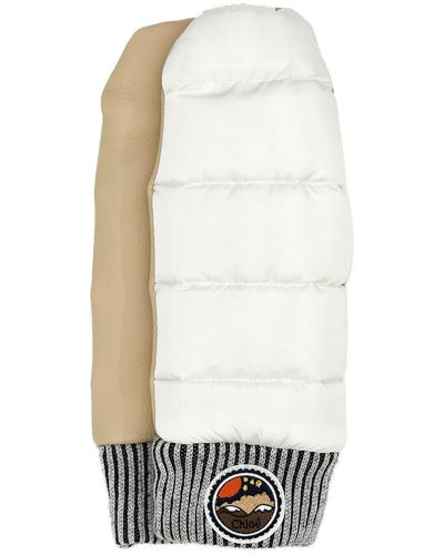 Chloé Chloe Gloves - White