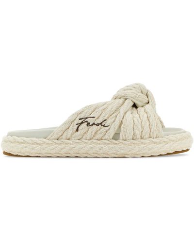 Fendi SLIPPERS - Bianco