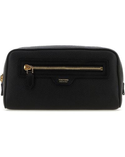 Tom Ford Black Leather Beauty-case