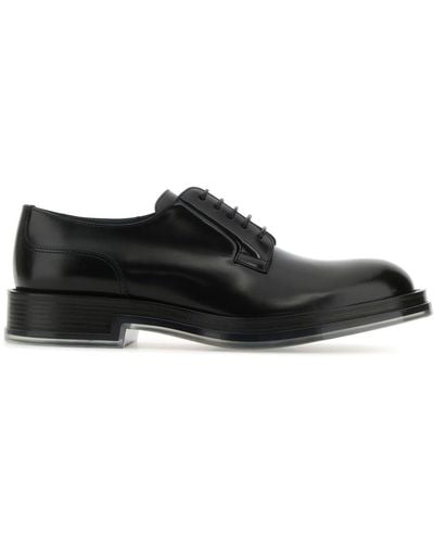 Alexander McQueen Shoe Leather.s.leat. - Black